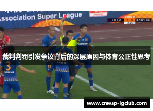 裁判判罚引发争议背后的深层原因与体育公正性思考 裁判判罚引发争议背后的深层原因与体育公正性思考
